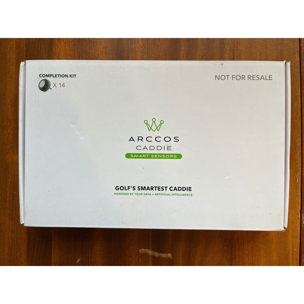 Arccos Caddie Smart Sensors Golf Completion‎ Kit 14 Pack New (Open Bx)